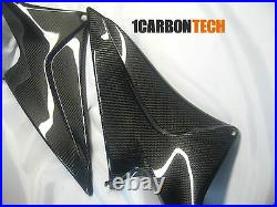 07-08-09-2010-2011-2012 Honda Cbr 600rr Carbon Fiber Lower Tank Side Panels