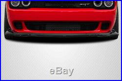 08-18 Dodge Challenger Hellcat Carbon Fiber Front Bumper Lip Body Kit! 113986