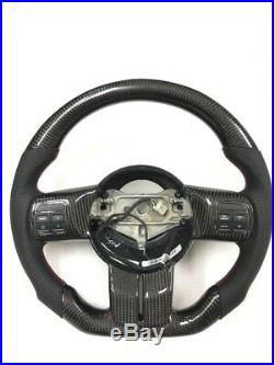 100% Real Carbon Fiber/Leather Car Steering Wheel For Jeep Wrangler