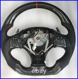 100% Real Carbon Fiber Steering Wheel For 2006-2011 Lexus IS ISF
