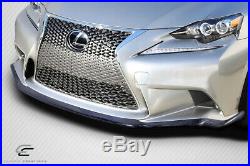 14-15 Lexus IS AM Design DriTech Carbon Fiber Front Bumper Lip Body Kit! 112998