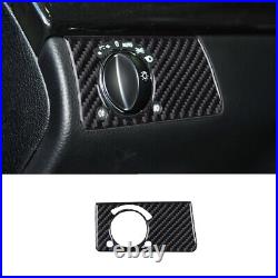 15Pcs Carbon Fiber Interior Full Kit Cover Trim For Mercedes-Benz E-Class W211