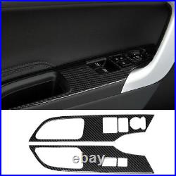 16Pcs Carbon Fiber Interior Full Set Cover Trim For 2013-17 Honda Accord Coupe