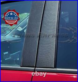 2010-2019 Lincoln MKT 8Pc Pillar Post Trim Carbon Fiber Black Cover