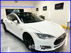 2014 Tesla Model S P85+ CARBON FIBER PACKAGE MSRP $125K NO RESERVE