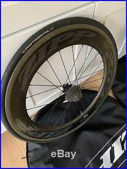 2018 Zipp 808 NSW Carbon Race Wheelset Clincher Triathlon Mint Condition