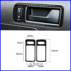 21Pcs Carbon Fiber Full Set Interior Decor Cover Trim For Ford Mustang 2009-2013