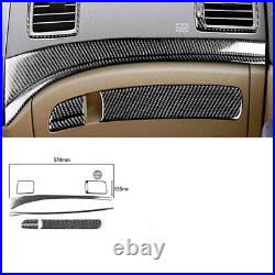21Pcs For Honda Civic 8th Gen 2006-11 Carbon Fiber Full Set Interior Decor Cover