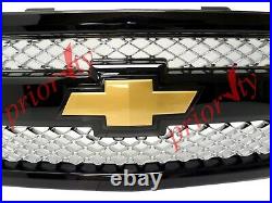 22767489 OEM Grille Package Black Chrome Mesh 2007-13 Chevrolet Silverado 1500