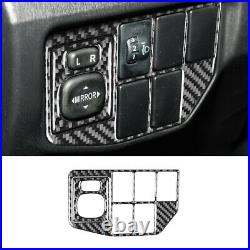 25Pcs Carbon Fiber Interior Full Kit Set Cover Trim For Toyota Prius 2012-2015