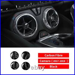 27Pcs Carbon Fiber Full Interior Cover Trim Frame For Chevrolet Camaro 2017-2019