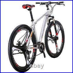 29 Aluminium Mountain Bike Disc Brakes Mens Bikes 21 Speed Bicycle MTB 29er XL