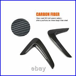 2PCS Carbon Fiber Side Air Vent Fender Fit For BMW 4 Series F32 F33 F36 14-19