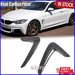 2PCS Carbon Fiber Side Fender Air Vent Cover For BMW 4 Series F32 F33 F36 14-19