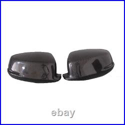 2Pcs Carbon Fiber Side Wing Mirror Replacement Caps Cover For Honda Accord 13-16