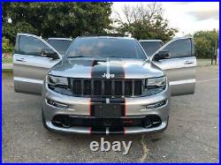 2 color 8 Twin Rally stripes Graphics Decals FIT All YR Jeep Grand Cherokee