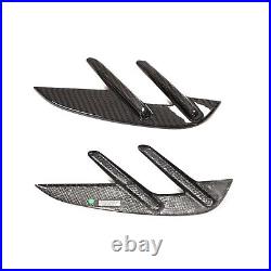2pcs Real Carbon Fiber Side Fender Air Vent Cover Trim For BMW G80 M3 2021-2023