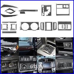 31Pcs For Toyota 4Runner 2010-2020 Carbon Fiber Interior Full Set Kit Cover Trim