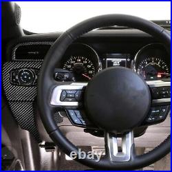 32Pcs Carbon Fiber Full Sets Interior Kit Cover Trim For Ford Mustang 2015-2019