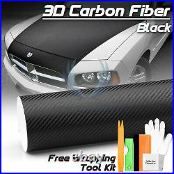 3D Matte Carbon Fiber Textured Vinyl Wrap Sticker Decal Air Bubble Free