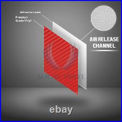 3D Matte Carbon Fiber Textured Vinyl Wrap Sticker Decal Air Bubble Free
