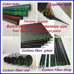 3K Carbon Fiber Tube 5 10 12 20 25 30 32 38 40 42 50 60 64 80 94 100 114 x 500mm