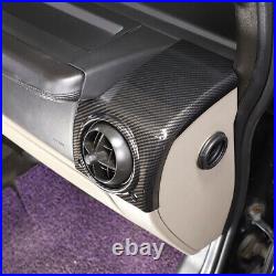3PCS Carbon Fiber Inner Side Air Vent Outlet Cover Trim For Hummer H2 2003-2007