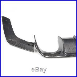 3PCS Carbon Fiber Rear Bumper Diffuser Lip Refit for BMW F80 M3 F82 M4 15-19
