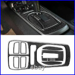 40Pcs Carbon Fiber Full Interior Kit Set Cover For 2010-2015 Chevrolet Camaro