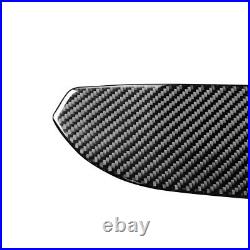4x Carbon Fiber Door Armrest Panel Cover Trim Decal For Toyota Tundra 2014-2018