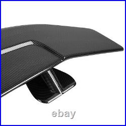 52 Carbon Fiber Universal Car Rear Trunk Spoiler Wing Reflector Strong Adhesive