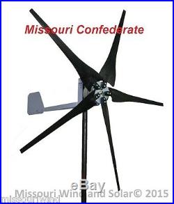5 Blade 12 Volt DC Output 700 Watt Wind Turbine Package Missouri Wind & Solar