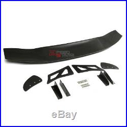 69adjustable Angle Carbon Fiber Glass Rear Trunk Single Deck Gt/f1 Spoiler/wing