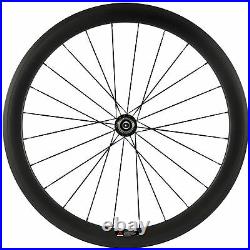 700C 50mm Clincher Carbon Fiber Wheels Road Bicycle Carbon Front&Rear Wheelset