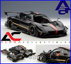 Autoart 78272 118 Pagani Zonda R Revolution Carbon Fiber Black Supercar