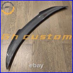 BLACK HONEYCOMB Carbon fiber Rear Trunk Spoiler Wing For infinini Q50Q60 14-22
