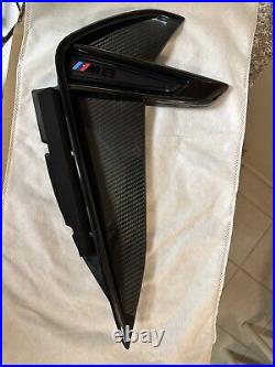 BMW Genuine F91 F92 8-Series M8 Carbon Fiber Black Driver Fender Vent Trim