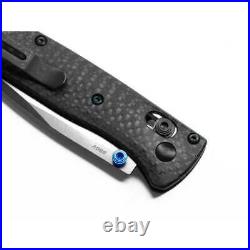 Benchmade Mini Bugout 533-3 Black Carbon Fiber & S90V Pocket Knife Stainless