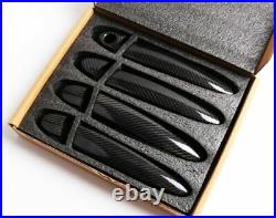 Black Carbon Fiber For BMW E90 E91 E92 F30 X1 X3 X4 X5 X6 Door Handle Trim M