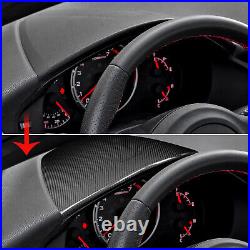 Black Dashboard Upper Cover Hard Carbon Fiber For Subaru BRZ Toyota86 12-2020