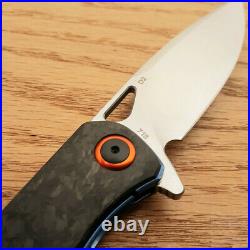 Boker Plus Nebula Folding Knife 3.62 D2 Tool Steel Blade Carbon Fiber Handle