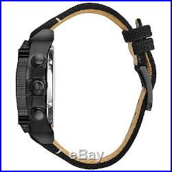 Bulova Precisionist Men's Quartz Black Nylon Strap 46mm Watch 98B318