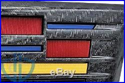 Cadillac ATSV CTSV Black Carbon Fiber Front Grille Emblem Genuine GM V OEM Logo