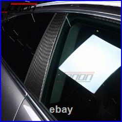 Carbon Door Window B-pillar Panel Mold Trim For Maserati Levante GTS S 2017-2022