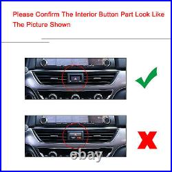 Carbon Fiber Black Center Console Stripe Steering Wheel Cover For Accord 18-2022
