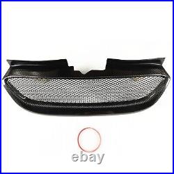 Carbon Fiber Black Front Mesh Grill Cover For Hyundai Genesis Coupe 2008-2012 AA