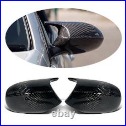 Carbon Fiber Black Rearview Mirrors Accessories For BMW E90 E92 E93 2010-2013