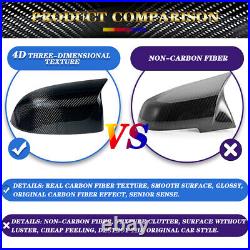 Carbon Fiber Black Rearview Mirrors Accessories For BMW E90 E92 E93 2010-2013