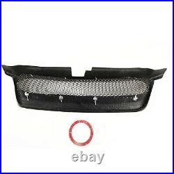 Carbon Fiber Car Front Bumper Grill Grille Cover Kit For Subaru Legacy 2008-2009