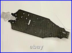 Carbon Fiber Chassis with 7075 Aluminum Front Bulkhead for 1/8 Traxxas Sledge